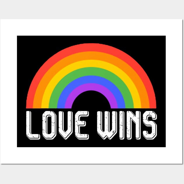 LOVE WINS Exclusive Wall Art by vintageclub88